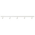 BÄVE LED ceiling track, 5-spots, white