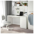 MALM Desk, white, 140x65 cm