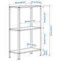 HYLLIS Shelving unit, in/outdoor, 60x27x74 cm