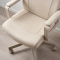 MILLBERGET Swivel chair, Murum beige