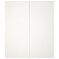 HASVIK Pair of sliding doors, white, 200x236 cm