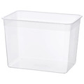IKEA 365+ Food container, large rectangular, plastic, 10.6 l