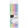 Kidea Pastel Double-sided Brush Markers 6pcs