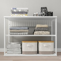 PLATSA Open shelving unit, white, 80x40x60 cm