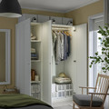 PAX / GULLABERG Wardrobe combination, white/white, 150x60x201 cm