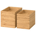 DRAGAN 4-piece bathroom set, bamboo