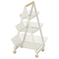 RISATORP Trolley, white, 57x39x86 cm