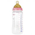 NUK First Choice Plus Baby Bottle with Temperature Control 300ml 0-6m, pink