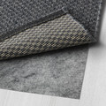 MORUM Rug flatwoven, in/outdoor, dark grey, 160x230 cm