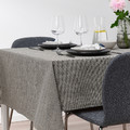 SVARTSENAP Tablecloth, grey, 145x240 cm