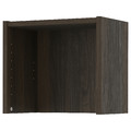 BILLY Height extension unit, dark brown oak effect, 40x28x35 cm