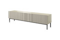 TV Cabinet Nicole 200 cm, cashmere, black legs