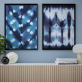 KNOPPÄNG Frame with poster, dark patterns, 50x70 cm, 2 pack