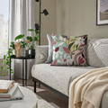 IDGRAN Cushion cover, multicolour floral pattern, 50x50 cm