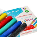 Starpak Modelling Clay with Glitter 6 Colours 8+