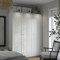 PAX / GULLABERG Wardrobe combination, white/white, 150x60x201 cm