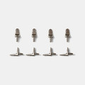 GoodHome Shelf Support Caraway, Pack of 8