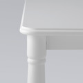 DANDERYD / SKOGSTA Table and 4 chairs, white/acacia, 130 cm