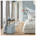 ÅTERLÖGA Pouffe, with storage/Kilanda light blue