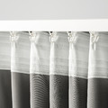 PRAKTTIDLÖSA Room darkening curtains, 1 pair, grey, 145x300 cm