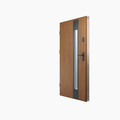 External Door O.K. Doors Temida Black P55 90, left, gold oak