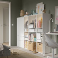 VIHALS Storage combination, white, 200x37x140 cm