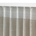 VÄXELBRUK Room darkening curtains, 1 pair, grey, 140x300 cm