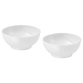 IKEA 365+ Bowl, rounded sides white, 9 cm, 2 pack