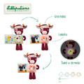 LILLIPUTIENS Cuddle Book Rosalie the Cow 3m+