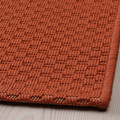 MORUM Rug flatwoven, in/outdoor, rust, 160x230 cm