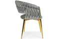 Glamour Chair IRIS LUX, grey