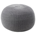 SANDARED Pouffe, grey, 56 cm