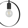 GoodHome Pendant Lamp Kaitains E27 28cm, black