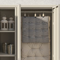 KOLBJÖRN Shelving unit with 2 cabinets, beige, 171x37x161 cm