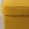 STRANDMON Footstool, yellow