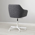 TOSSBERG / MALSKÄR Swivel chair, Gunnared dark grey/white