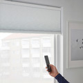 TREDANSEN Block-out cellular blind, wireless/battery-operated white, 80x195 cm