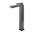 GoodHome Wash-basin Mixer Tap Titan, tall, silver