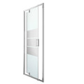 GoodHome Pivot Shower Door Beloya 90 cm, chrome/mirror glass