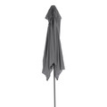 GoodHome Parasol Carambole 2 x 3 m, grey