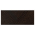 HEDEVIKEN Drawer front, dark brown stained oak veneer, 60x26 cm