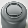 KONSTFULL Vase, grey, 10 cm