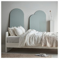 ASKVOLL Bed frame, white, Lönset, 140x200 cm