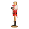 Nutcracker Christmas Decoration 28cm, gold hat