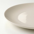 FÄRGKLAR Plate, glossy beige, 26 cm, 4 pack