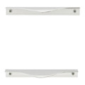 GoodHome Cabinet Strip Handle aluminium 147 mm, 2 pack