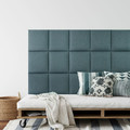 Upholstered Wall Panel Stegu Mollis Square 30 x 30 cm, blue