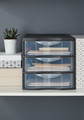 3 Drawer Stackable Unit Form Kontor 25.5cm