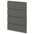 METOD 4 fronts for dishwasher, Voxtorp dark grey, 60 cm