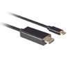 Lanberg Cable USB-C(M)-> HDMI(M) 4K 60HZ 1m, black